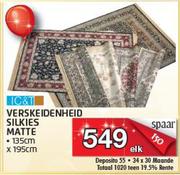 IC&T Verskeidenheid Silkies Matte-135cmx195cm Elk