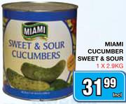 Miami Cucumber Sweet & Sour-1x2.9Kg