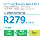 Samsung Galaxy Tab 3 10.1-On SmartInternet 1GB