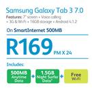 Samsung Galaxy Tab 3 7.0-On SmartInternet 500MB