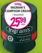 Ingram's Camphor Cream Assorted-500g Each
