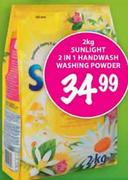 Sunlight 2-in-1 Handwash Washing Powder-2kg