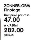 Zonnebloem Pinotage-6x750ml