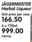 Jagermeister Herbal Liqueur-6x750ml