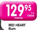 Red Heart Rum-750ml