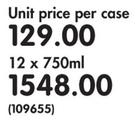 Red Heart Rum-12x750ml