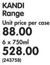 Kandi Range-6x750ml