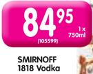 Smirnoff 1818 Vodka-750ml