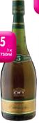 KWV 5 YO Brandy-12x750ml
