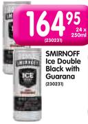 Smirnoff Ice Double Black With Guarana-24x330ml