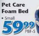Pet Care Foam Bed Small PBF-S
