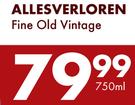 Allesverloren Fine Old Vintage-750ml
