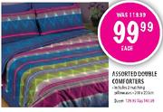 Assorted Double Comforters-Each