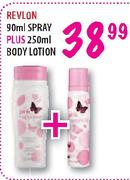 Revlon Spray 90ml Plus Body Lotion 250ml