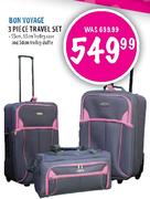 Bon Voyage Travel Set-3 Piece