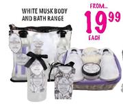 White Musk Body And Bath Range-Each