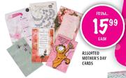 Assorted Mother's Day Cards-Each