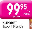 Klipdrift Export Brandy-750ml