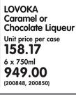 Lovoka Caramel Or Liqueur-6x750ml