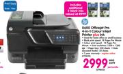Hp 8600 Officejet Pro 4-In-1 Colour  Inkjet Printer Plus Ink-Per Bundle