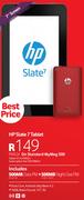 HP Slate 7 Tablet-On Standard MyMeg 500