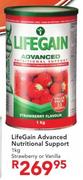 LifeGain Advanced Nutritional Support Strawberry Or Vanilla-1Kg Each