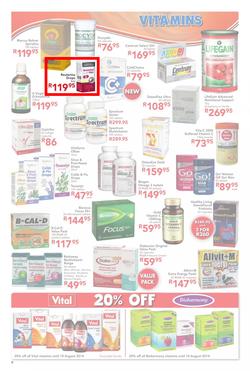 Dischem : Winter Savings (Valid until 10 Aug 2014), page 8