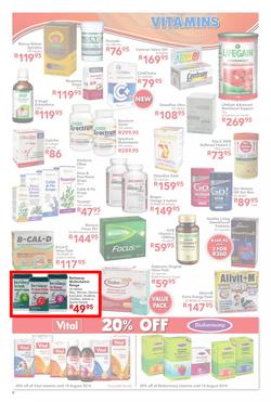 Dischem : Winter Savings (Valid until 10 Aug 2014), page 8