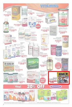 Dischem : Winter Savings (Valid until 10 Aug 2014), page 8
