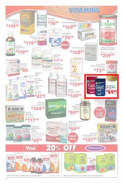 Dischem : Winter Savings (Valid until 10 Aug 2014), page 8