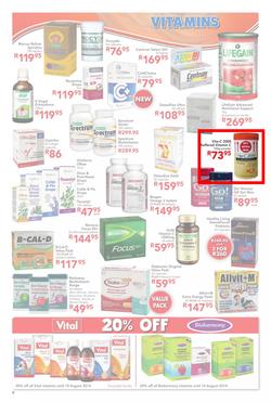 Dischem : Winter Savings (Valid until 10 Aug 2014), page 8