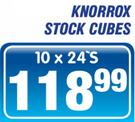 Knorrox Stock Cubes-10 x 24's
