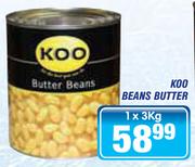 Koo Beans Butter-1 x 3kg