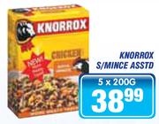 Knorrox S/Mince Asstd-5 x 200g