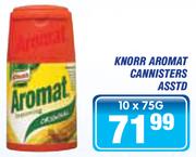 Knorr Aromat Cannisters Asstd-10 x 75g