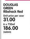 Douglas Green Ribshack Red-6x750ml