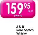 J & B Rare Scotch Whisky-1Ltr