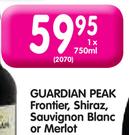 Guardian Peak Frontier,Shiraz,Sauvignon Blanc Or Merlot-750ml