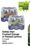 Flying Fish Crushed Orange Or Pressed Lemons-2x6x440ml
