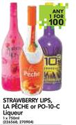 Strawberry Lips,LA Peche Or PO-10-C Liqueur-750ml