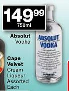 Absolut Vodka-750ml