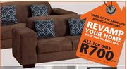 2 x Leeds Couches (Includes 4 Seater Cushions) Each
