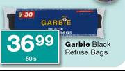 Garbie Black Refuse Bags-50's