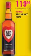 Red Heart Rum-750ml