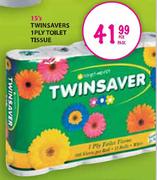 Twinsavers 1 Ply Toilet Tissue-15's Per Pack