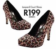 Leopard Court Shoes