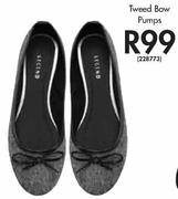 Tweed Bow Pumps