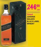 Johnnie Walker Black Label Whisky-750ml Each