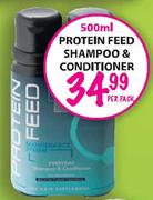 Protein Feed Shampoo & Conditioner-500ml