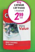Catmor Cat Food Assorted-85g Each
